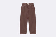 Pantalon Carhartt WIP Brandon Pant Palisander Stone Dyed para mujer